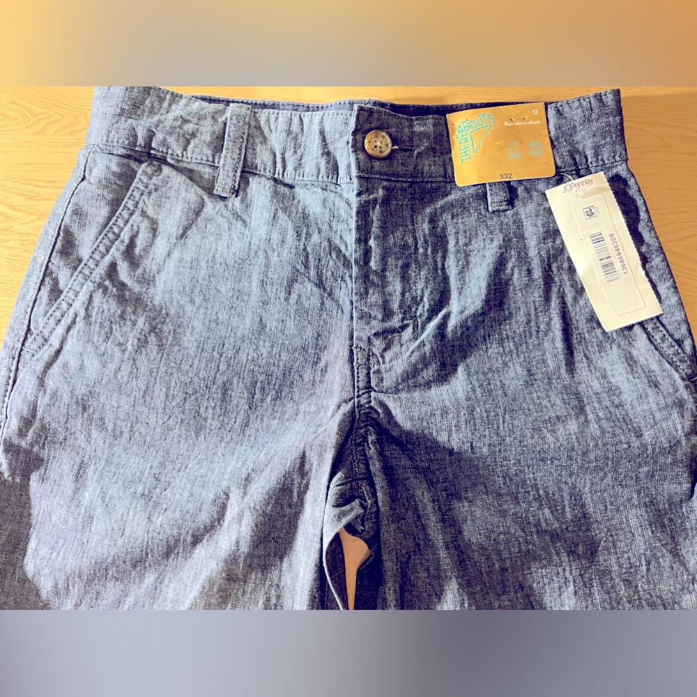 There Abouts: FlexChino Short with comfort stretch and Adjustable Waist. Boy:12